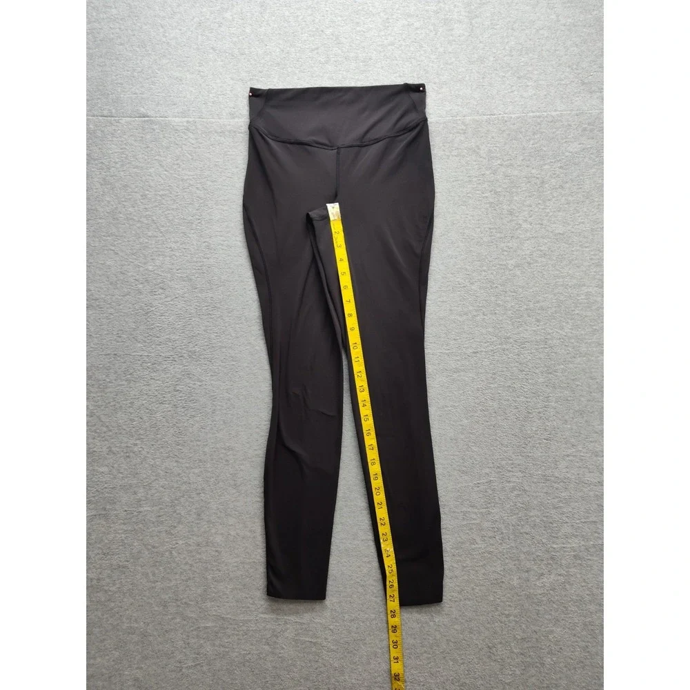 Lululemon Athletica Women Leggings 6 Black Pull‎ On High Waistband Ankle Active